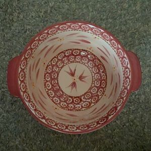 New kitchen bowl, red in color